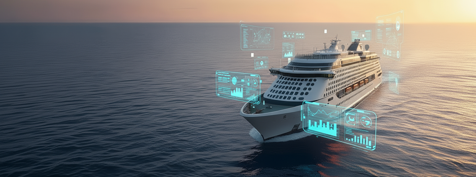Cruise Ship at Sea